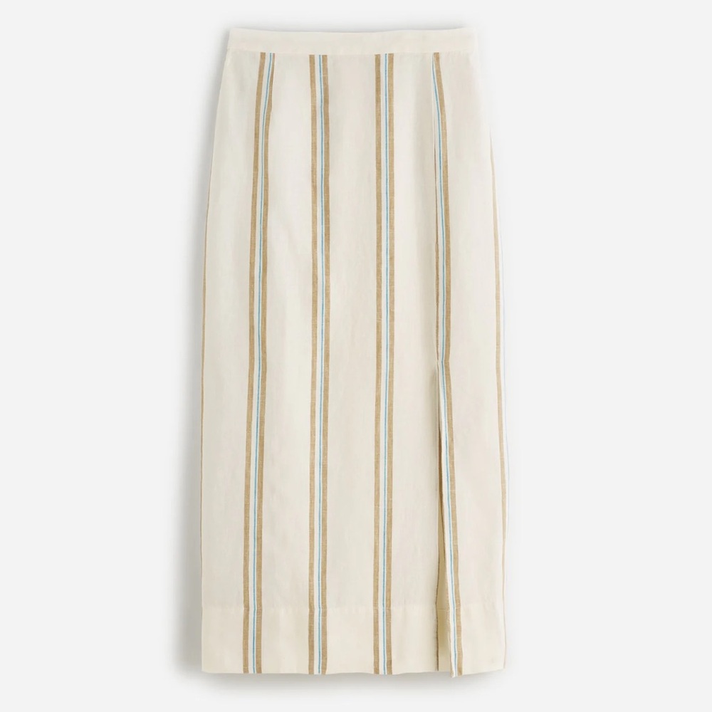 Madewell Column Maxi Skirt in 100% Linen